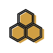 Icon of honeycomb.